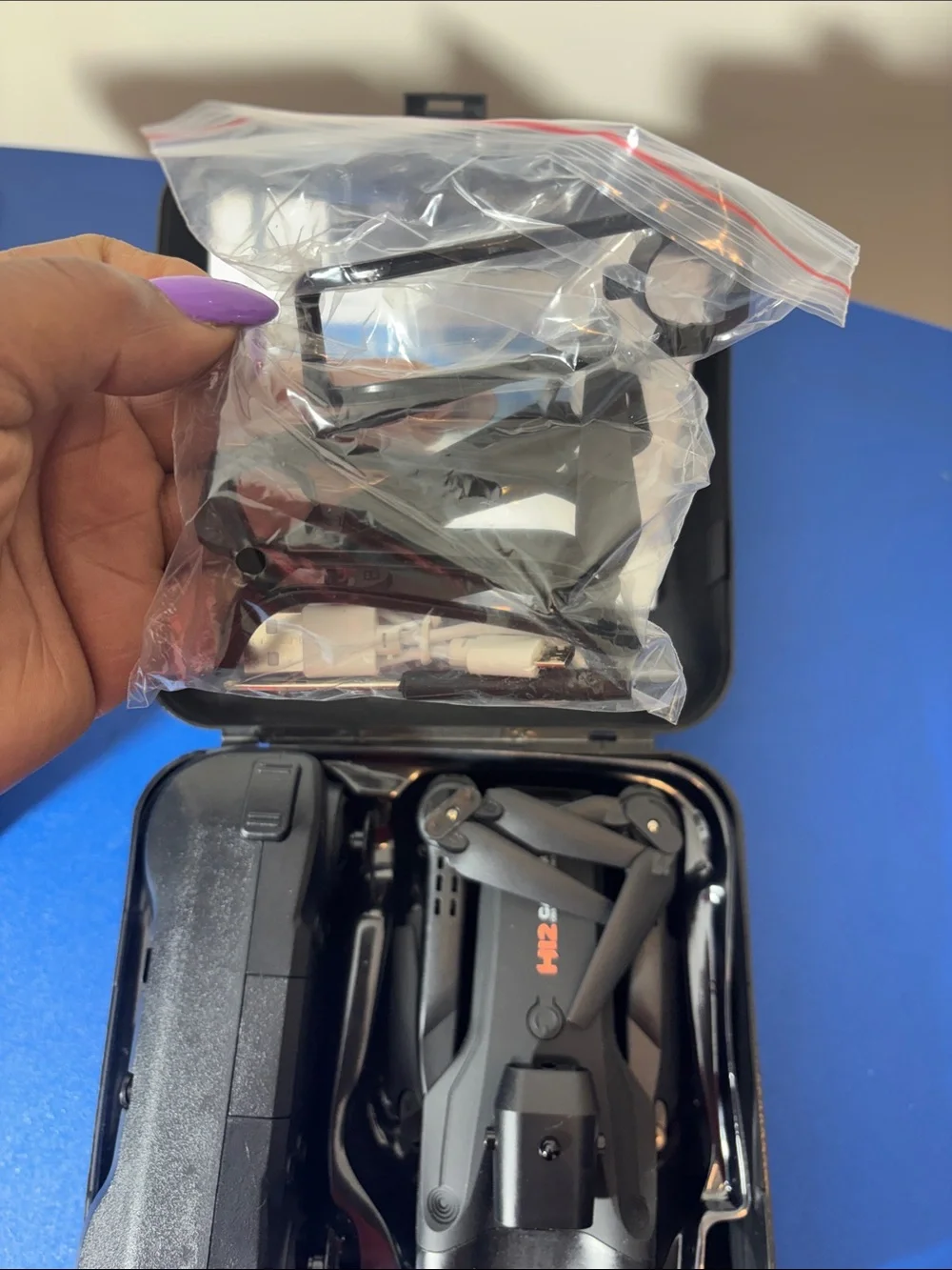 H12 Camera Foldable Drone with Gray and Orange Options